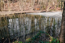 Gohfelder Schweiz Teich Eis