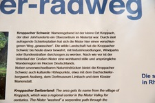 Infoschild Kroppacher Schweiz