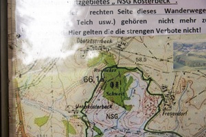 Infotafel NSG Kösterbeck Rostocker Schweiz