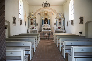 Innenraum Kapelle Saarländische Schweiz