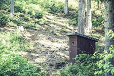 Westfälische Schweiz Klohäuschen